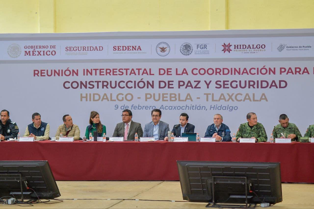 Hidalgo, Puebla y Tlaxcala, contra crimen organizado.