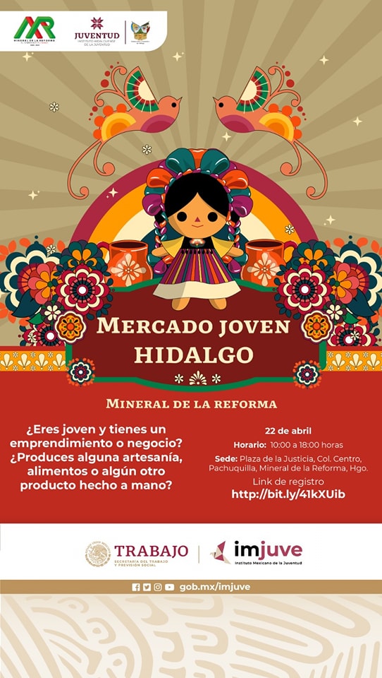 Invita gobierno municipal de Mineral de la Reforma al Mercado Joven Hidalgo