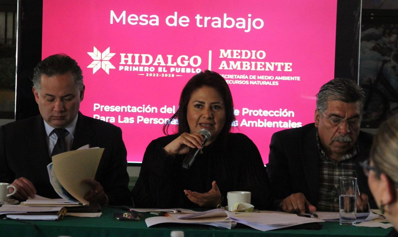 Preparan protocolo para proteger a ambientalistas en Hidalgo