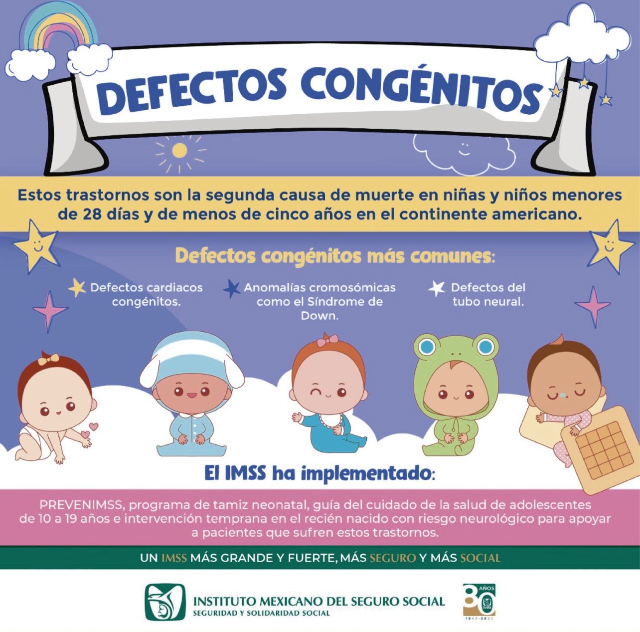 Busca IMSS Hidalgo prevenir defectos congénitos