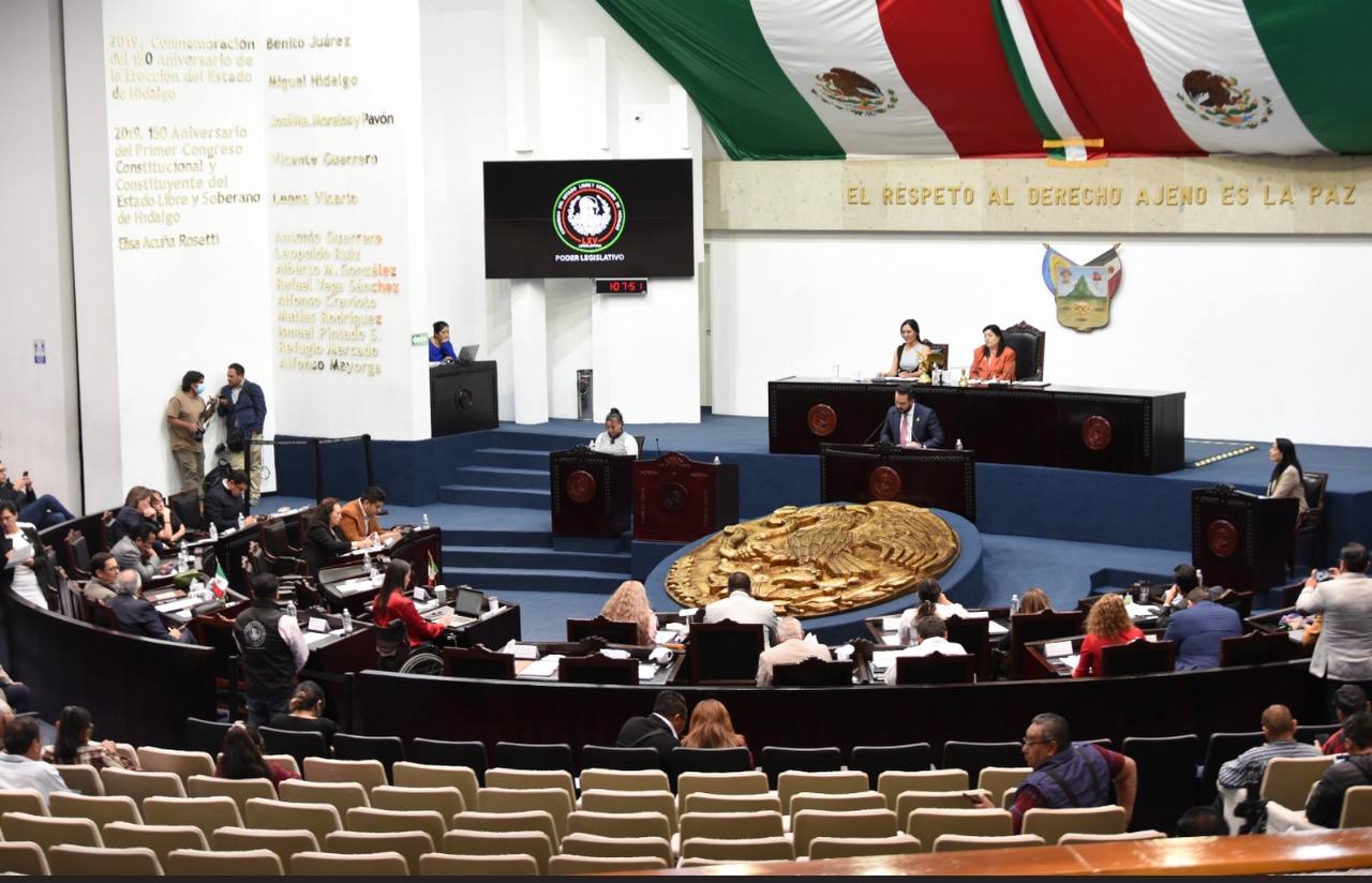 Argüende en el Congreso del Estado de Hidalgo