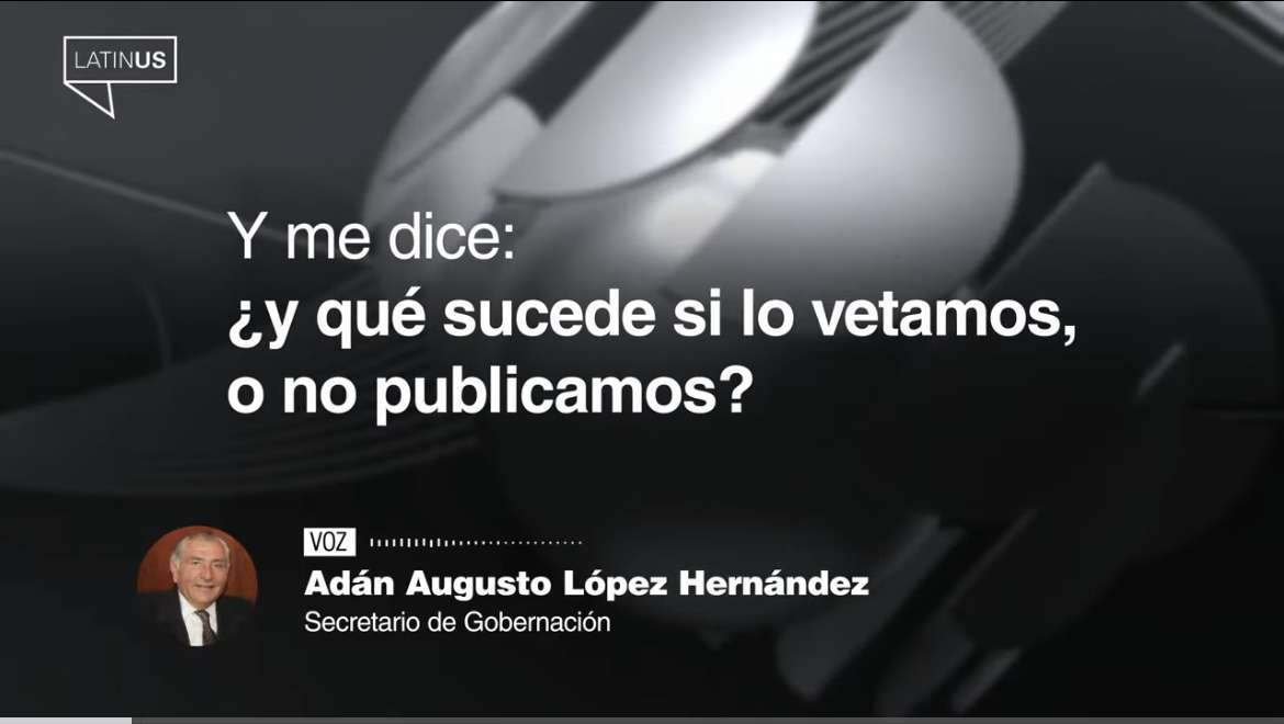 Exhibe Latinus a Secretario de Gobernación