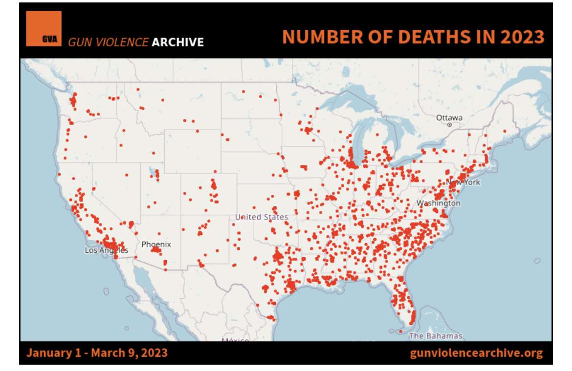 En Estados Unidos, 145 tiroteos masivos ¡en tres meses!