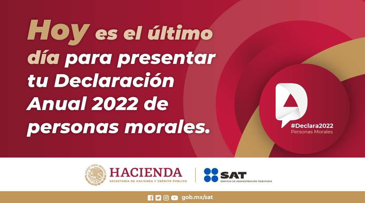 Presenta tu Declaración Anual 2022 de personas morales