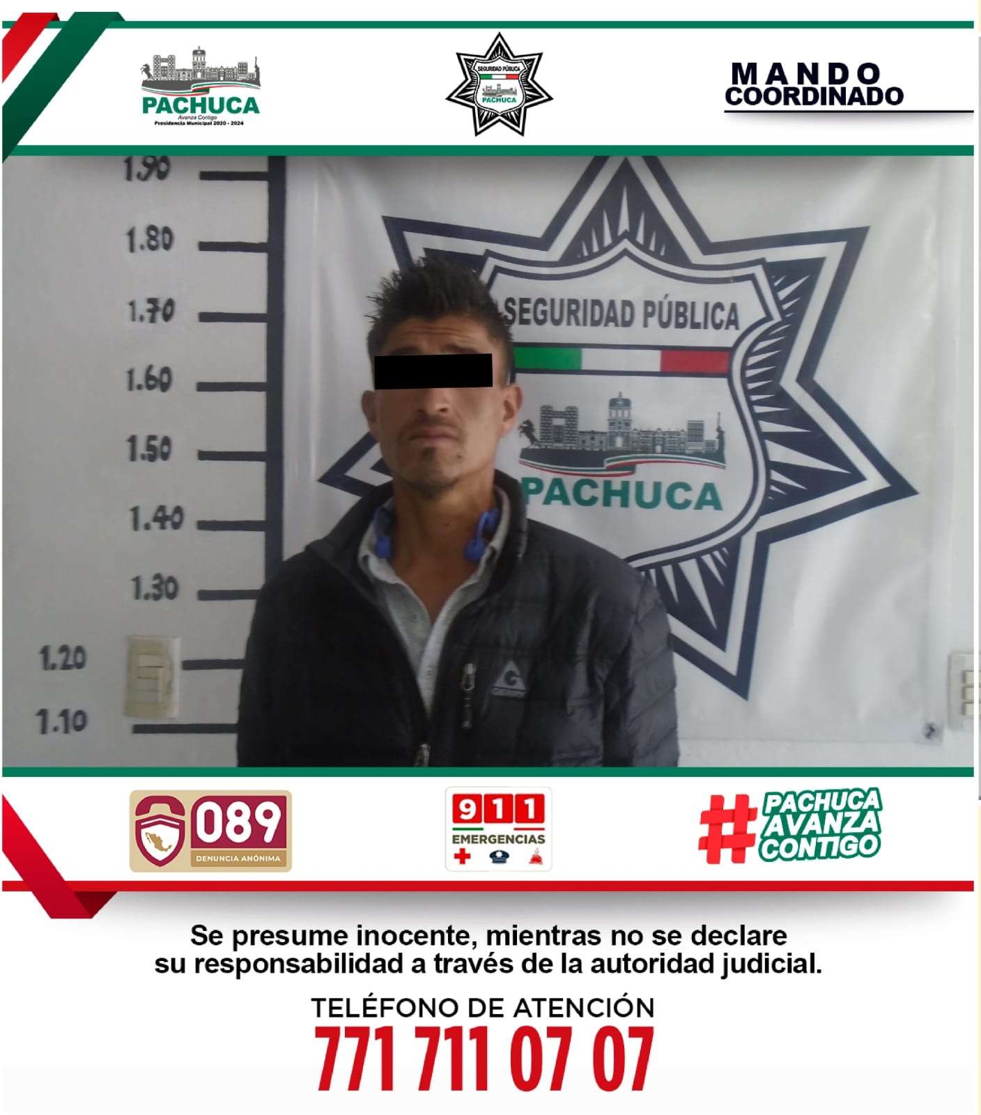 Policía de Pachuca detiene a hombre por presunto robo de autopartes