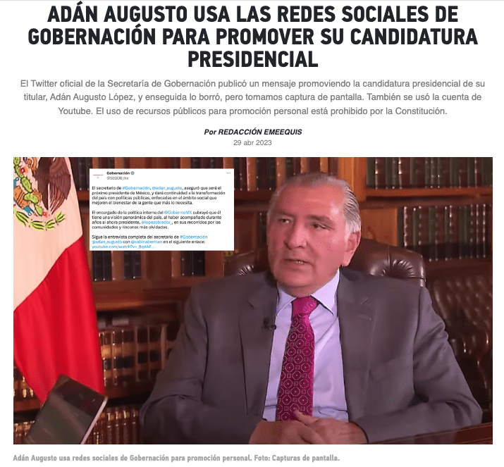 Denuncia PAN al secretario Adán López