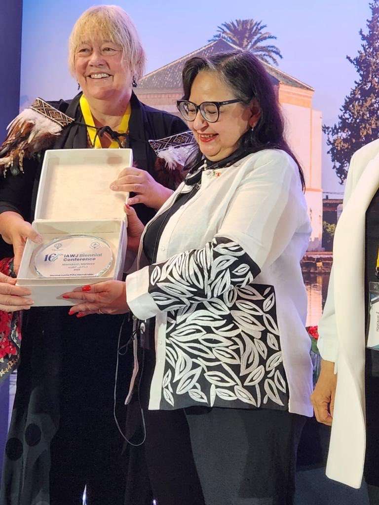 Recibe Norma Piña premio internacional de Derechos Humanos