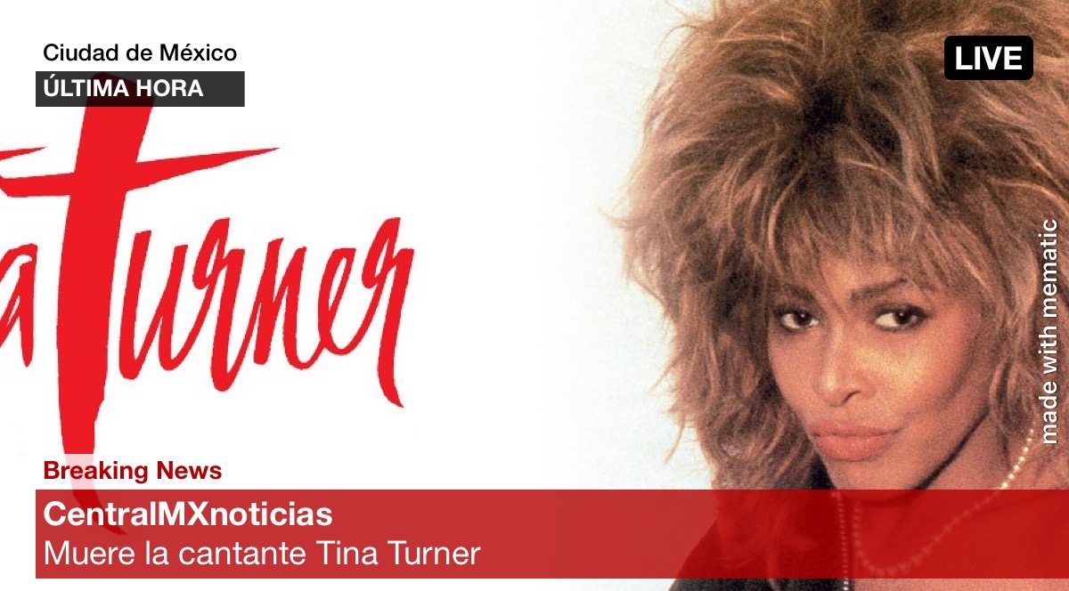 Murió la estrella del rock, Tina Turner