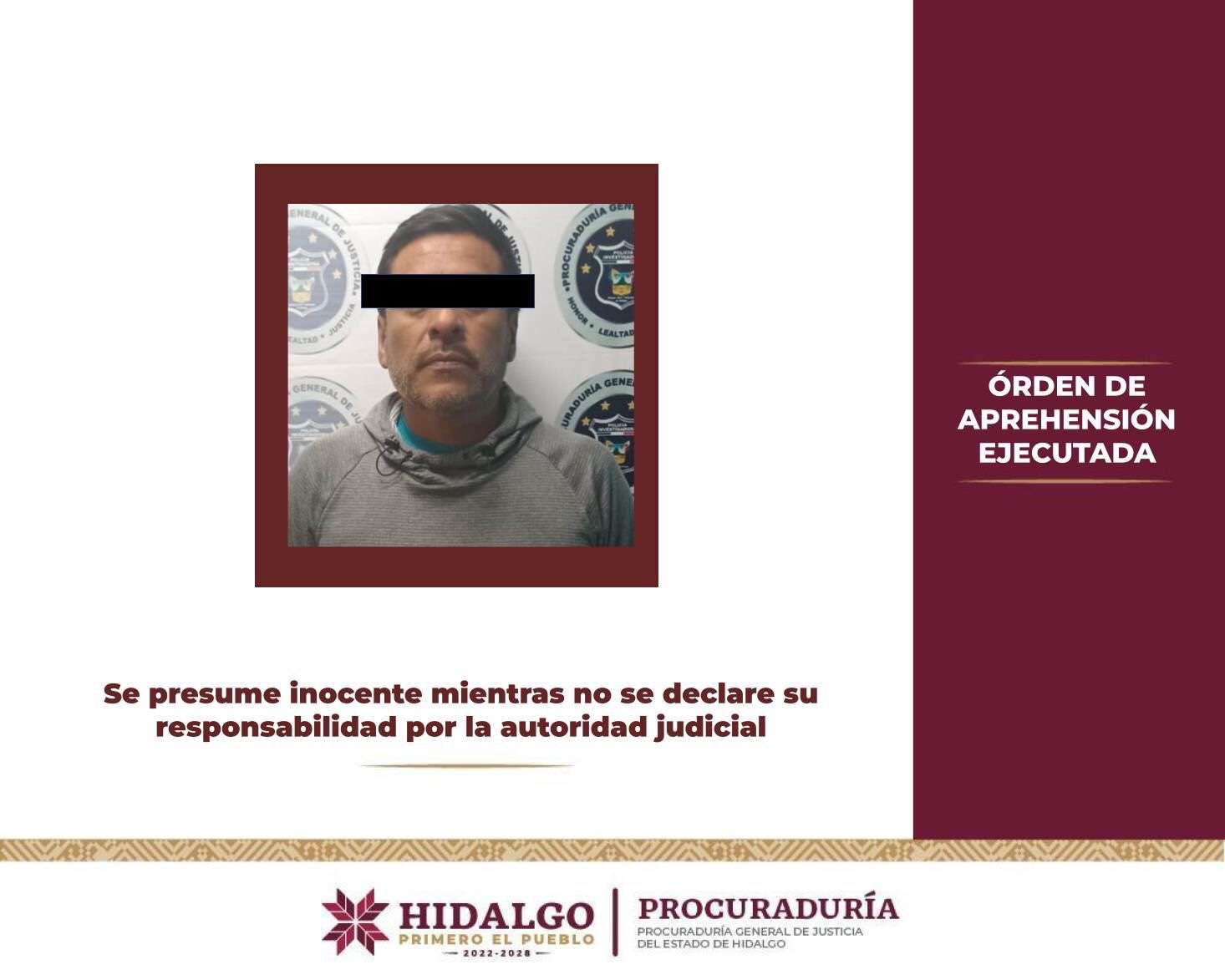 Detienen a profesor de telesecundaria investigado por abuso sexual y hostigamiento en Tezontepec