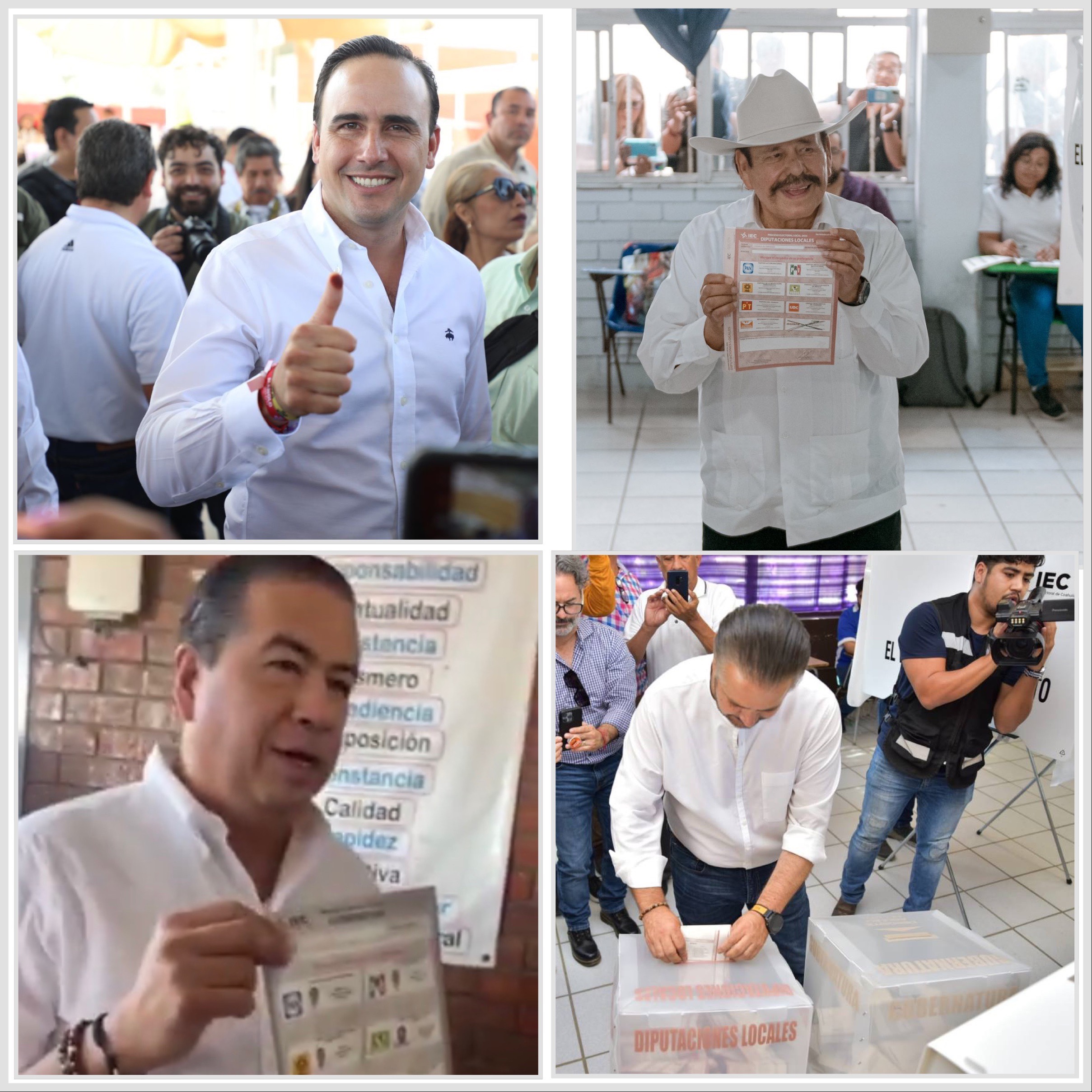Reparten acusaciones candidatos de Coahuila durante emisión del voto