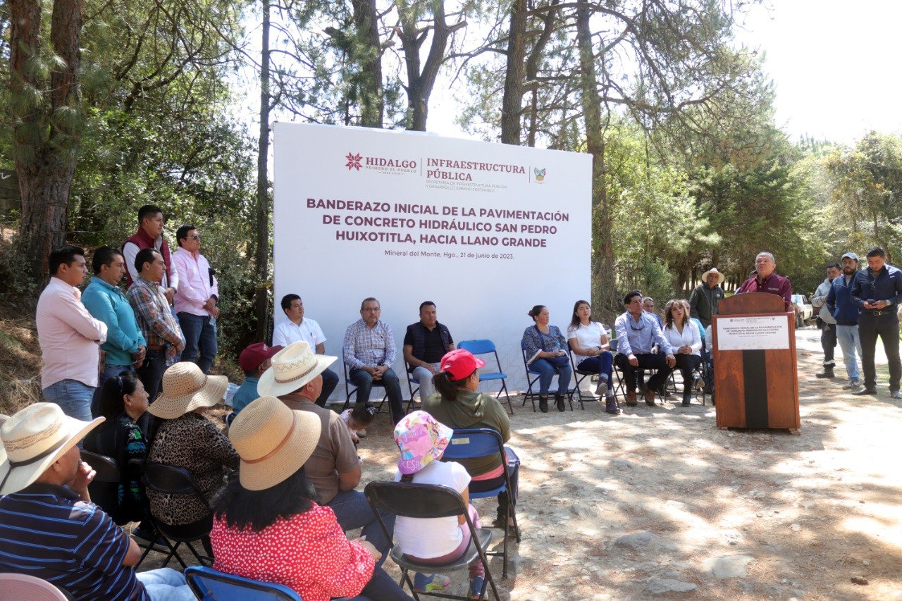 SIPDUS ejecutará camino entre Real del Monte y Omitlán