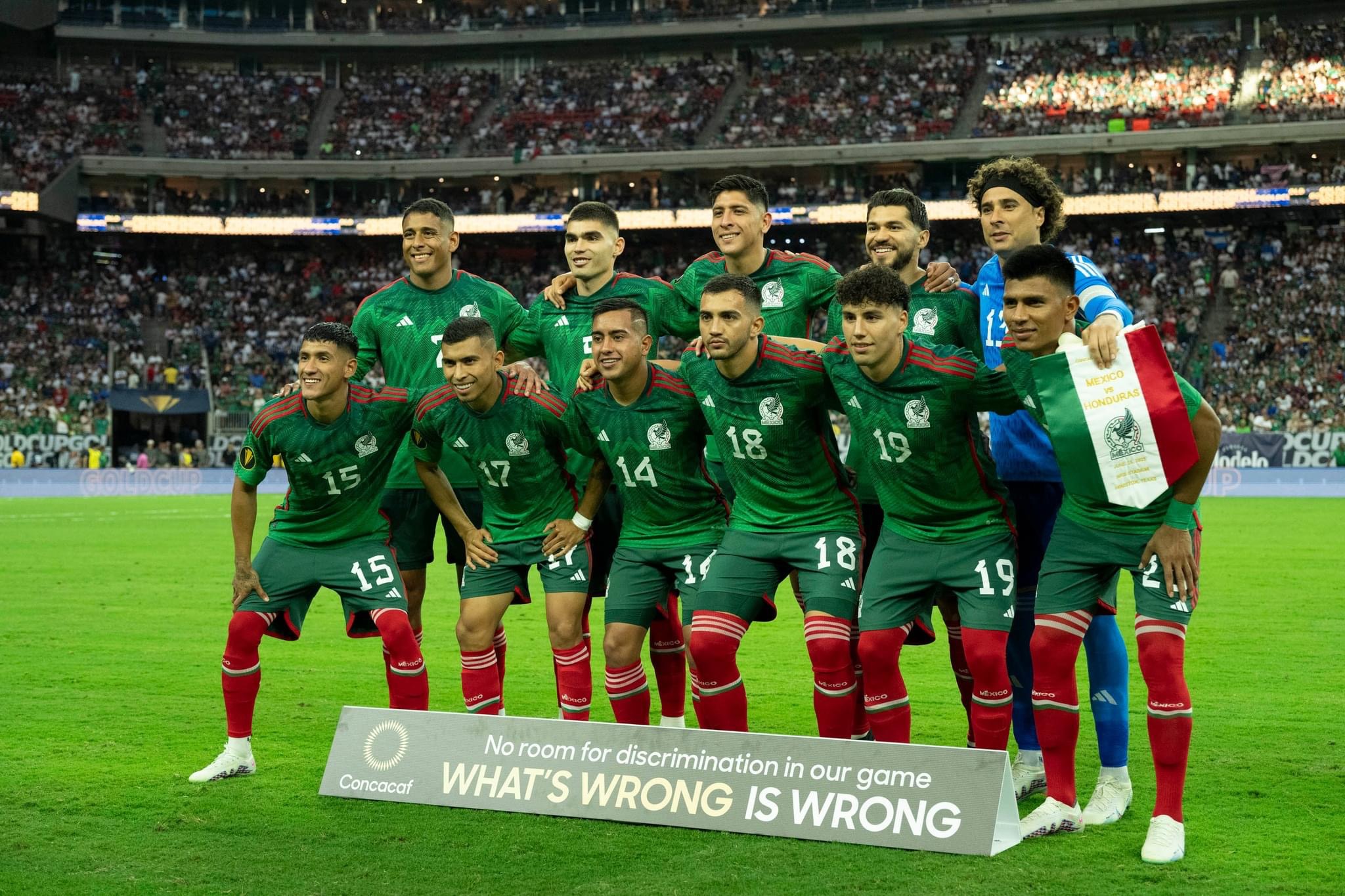 La Selección Nacional de México goleó a Honduras