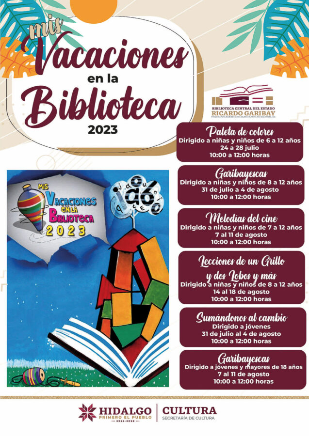 Programa gratuito “Mis vacaciones en la biblioteca”