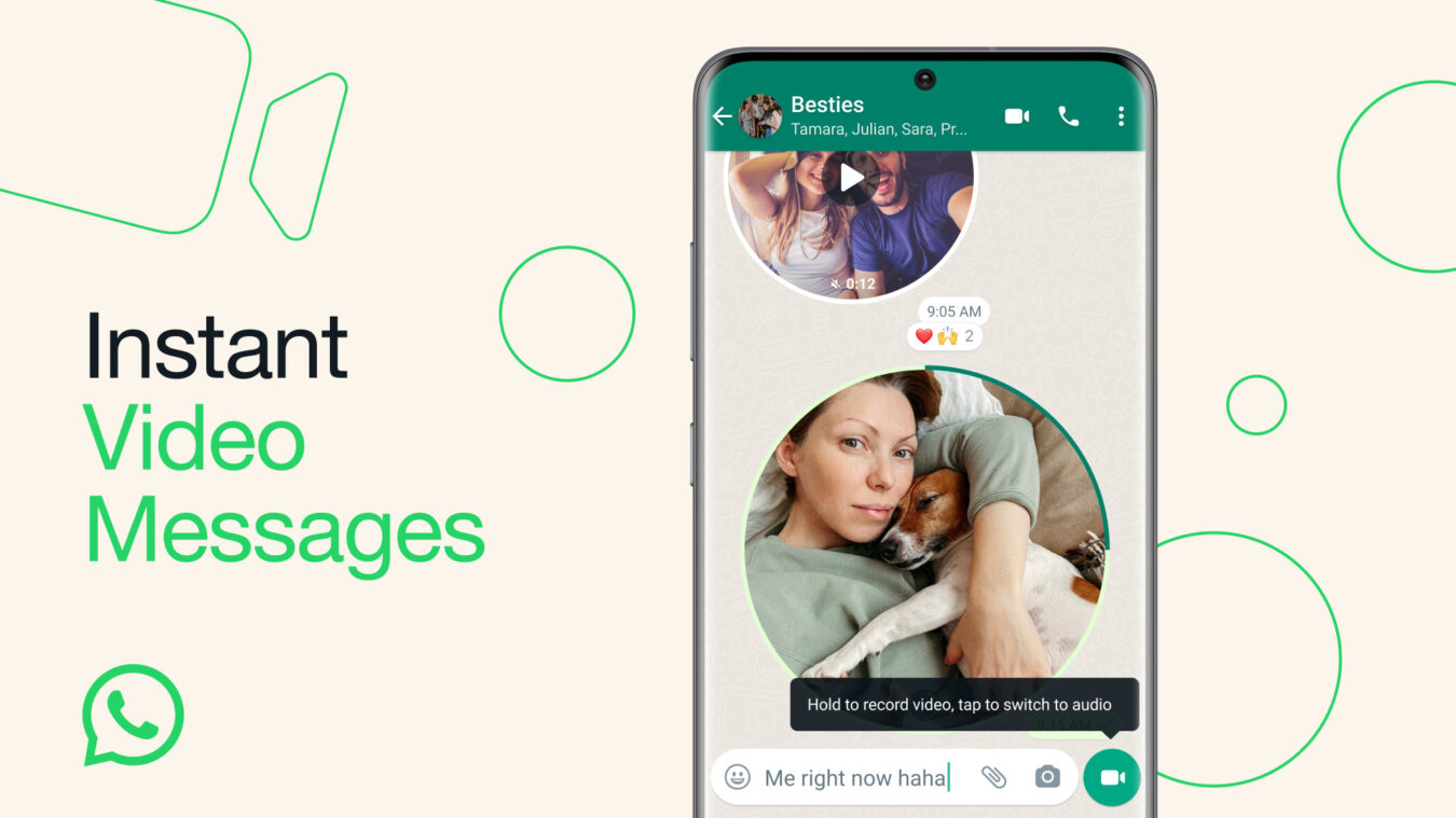 WhatsApp agrega una forma más rápida de enviar videos cortos a tus amigos
