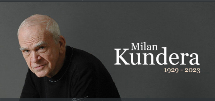 Murió el escritor Milan Kundera