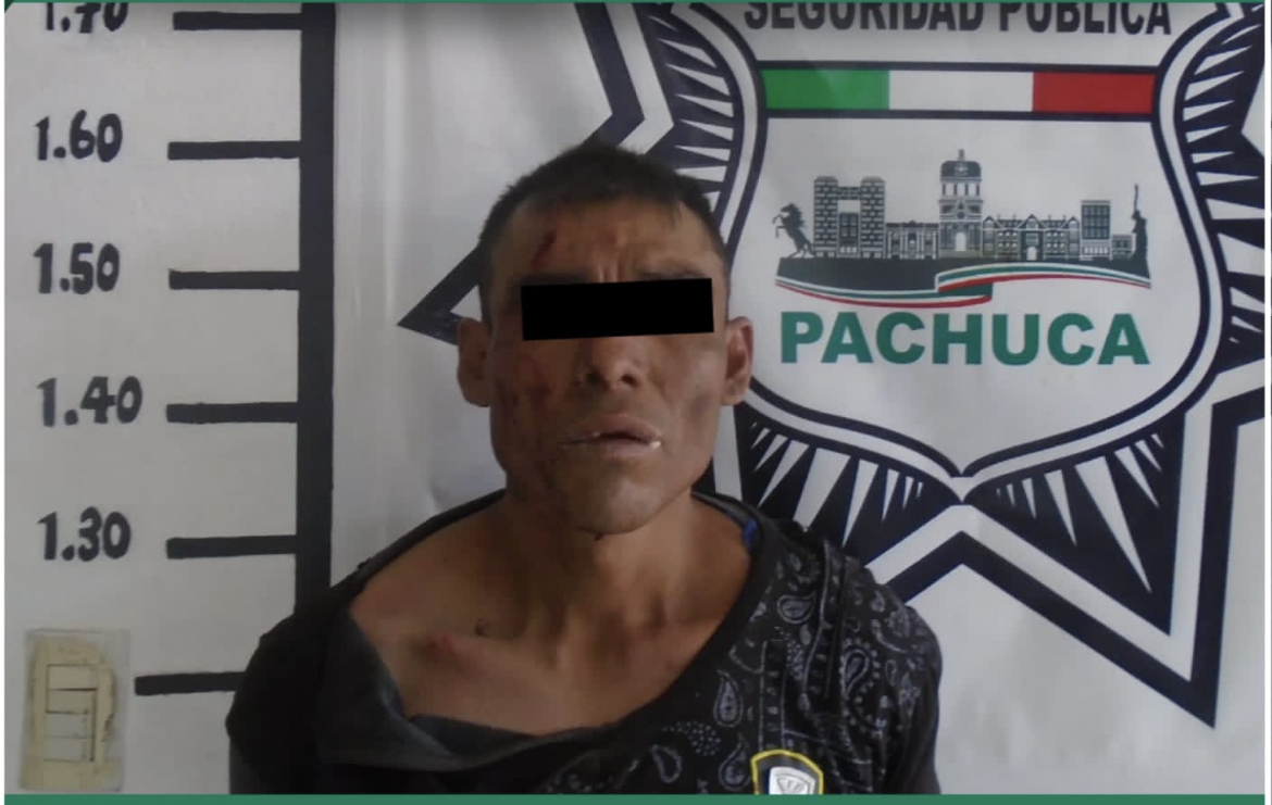Policía de Pachuca detiene a presunto narcomenudista