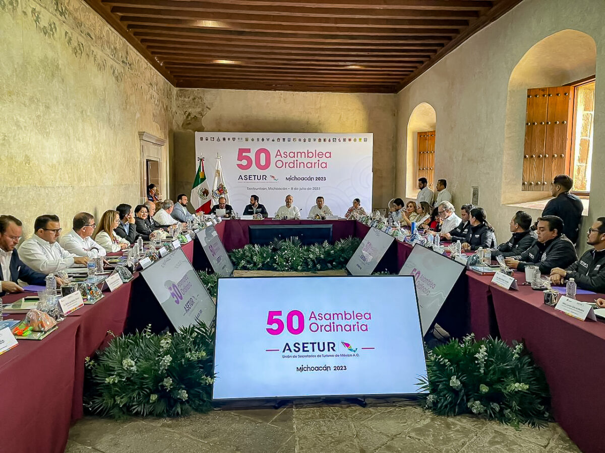 Realizan la 50 asamblea ordinaria de la Asetur en Michoacán