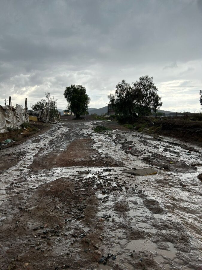 Intensas lluvias en Zona Metropolitana de Pachuca