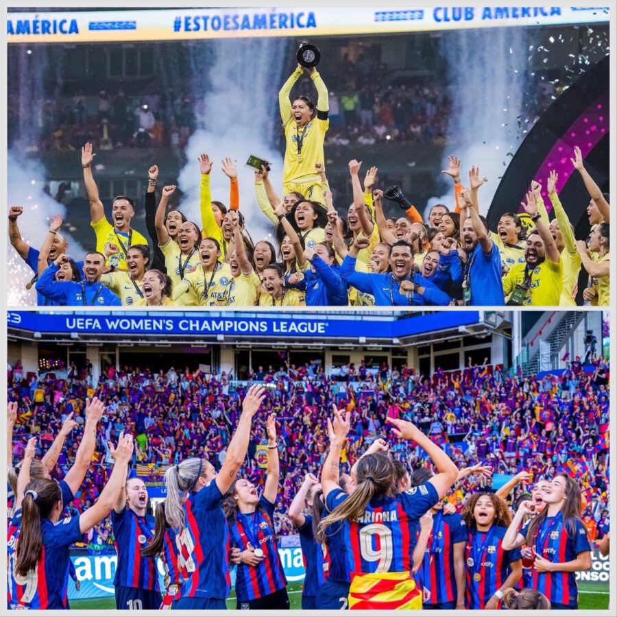 América y Tigres femenil enfrentarán al FC Barcelona, campeonas de la Champions League