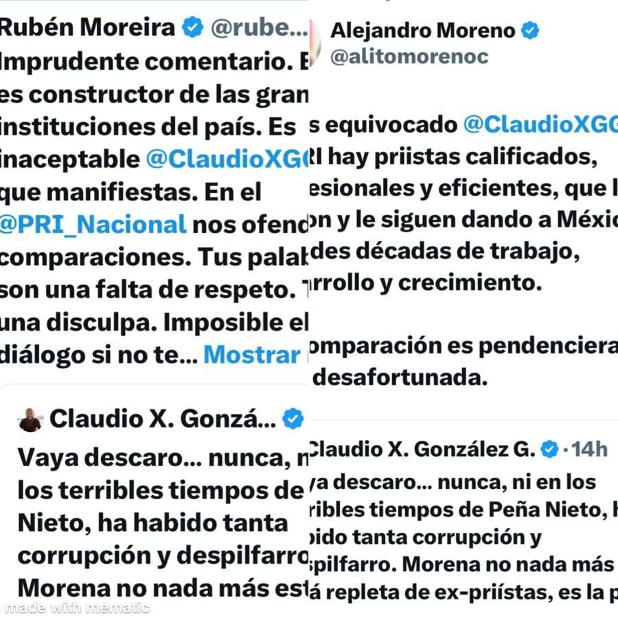 Pelea Claudio X. González…¡con el PRI!