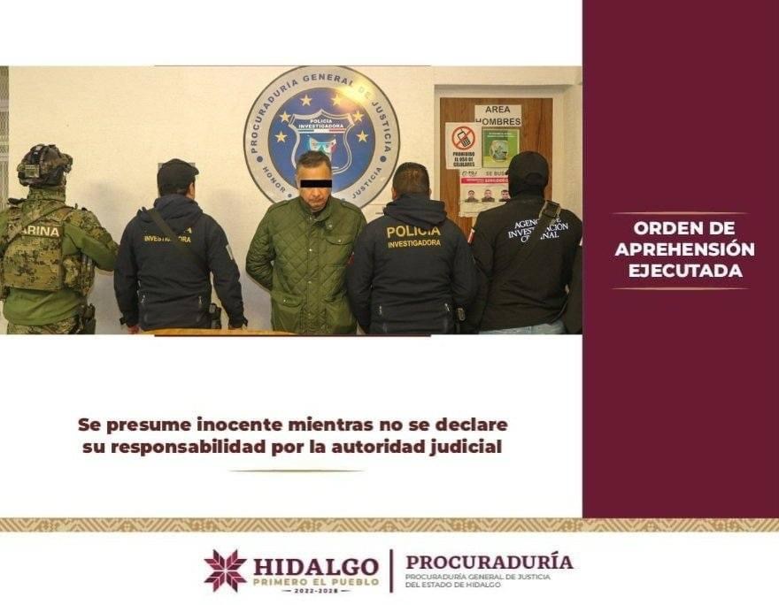 Cae otro exfuncionario del gobierno de Hidalgo