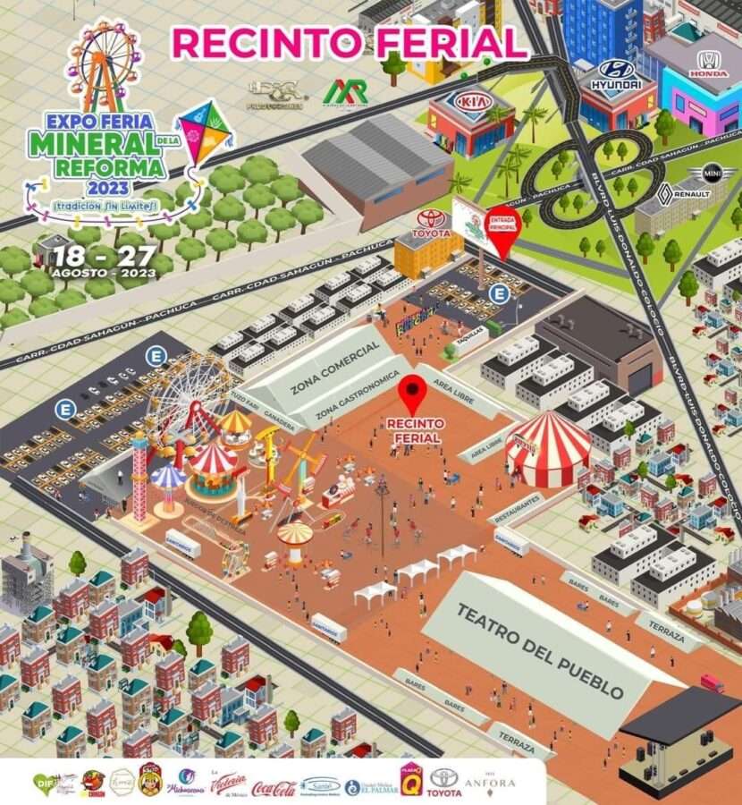 ¿Dónde estará ubicada la Feria de Mineral de la Reforma y que atracciones tendrá?
