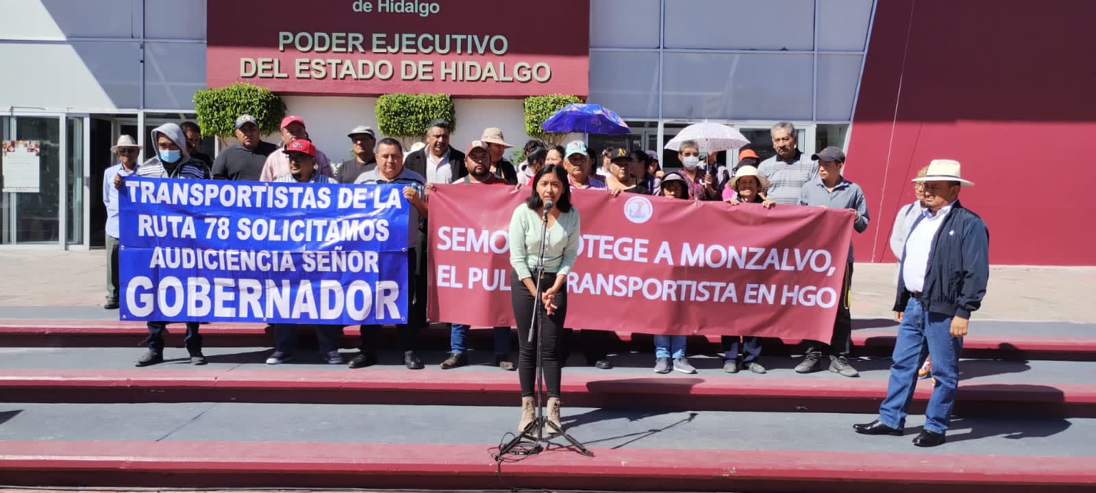 Movimiento Antorchista pide regularización de la ruta 78 Pachuca