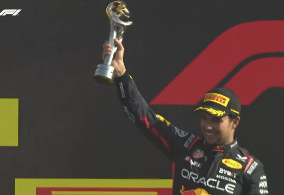 Vuelve Checo Pérez a podio, termina segundo en Monza