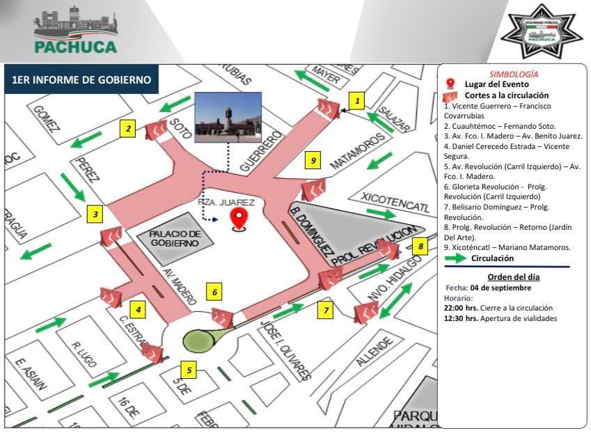 Comenzarán este lunes cortes viales por informe de actividades de Julio Menchaca