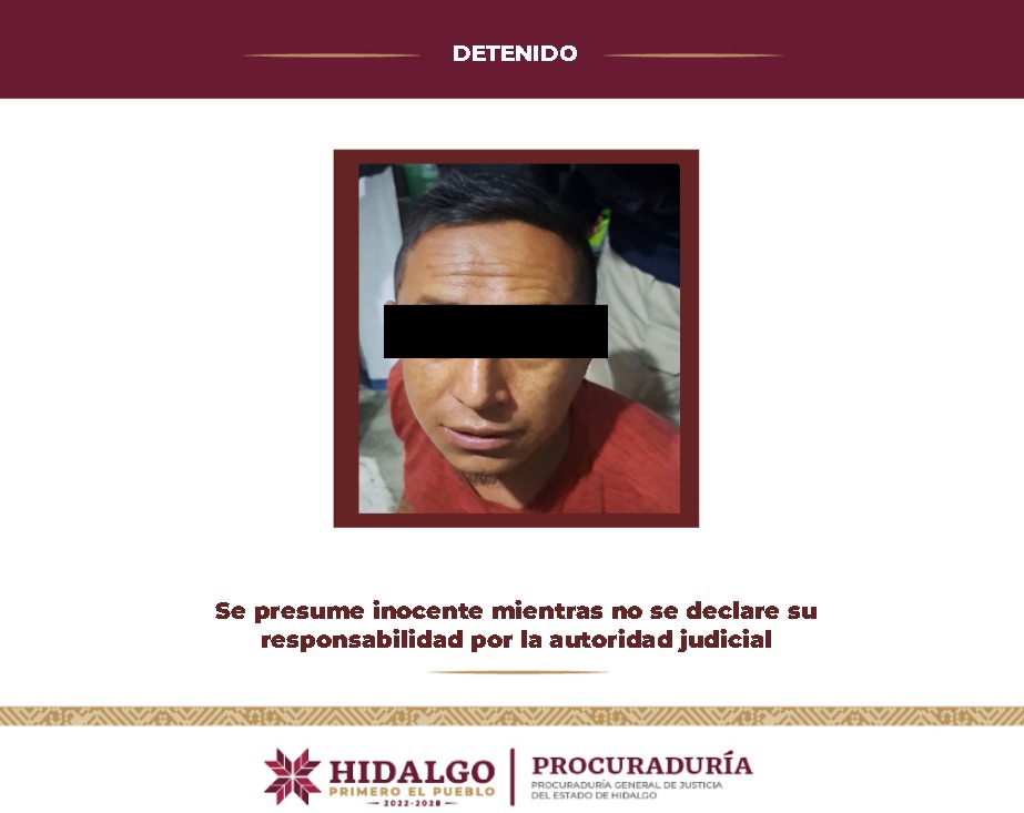 PGJEH detiene a dos personas por presunto narcomenudeo en Tepeapulco y Pachuca