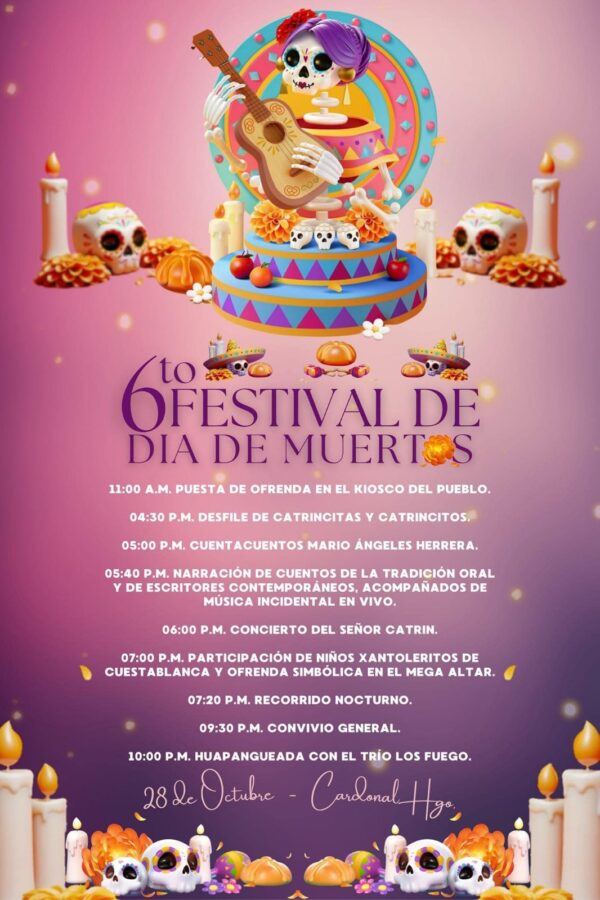 Sexto Festival de Día de Muertos en El Cardonal
