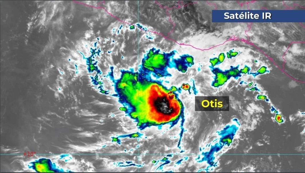 Otis provocará lluvias en Hidalgo a partir del jueves
