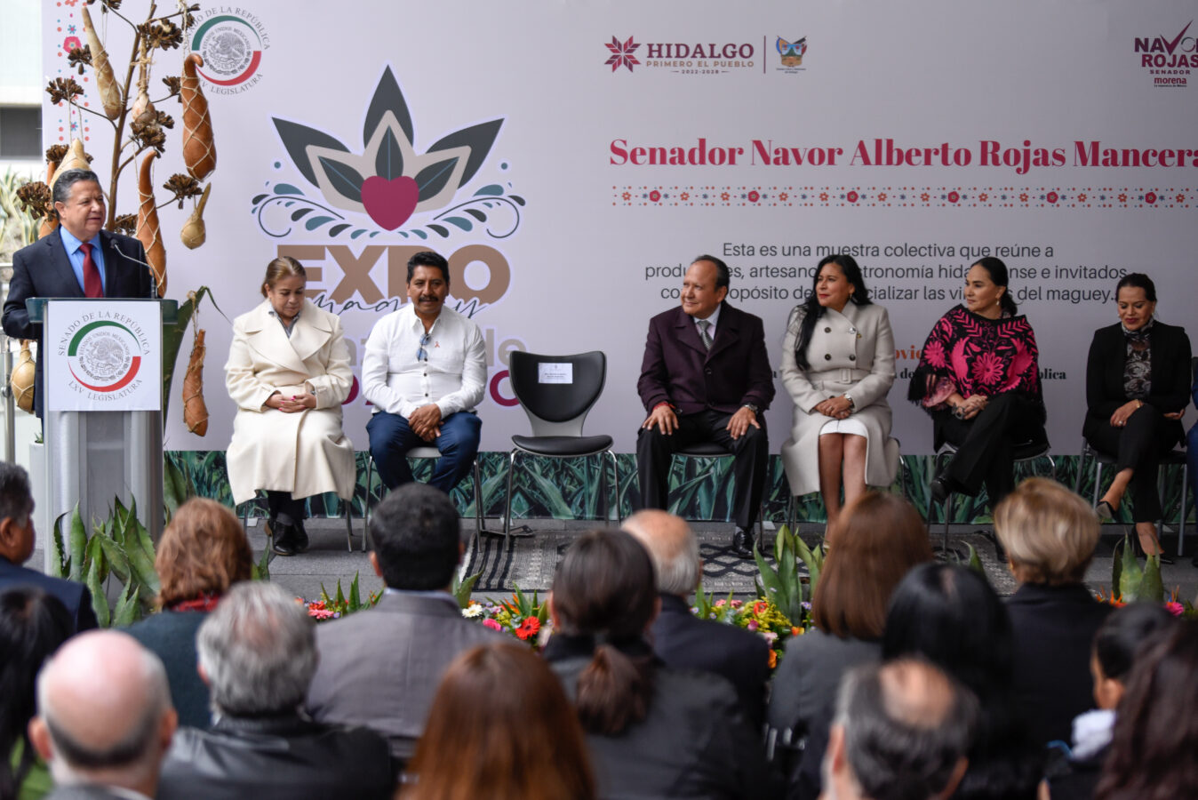 Llega expo “Maguey, Corazón de Hidalgo” al Senado 