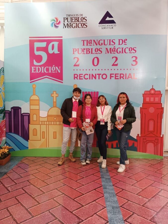 Comunidad educativa de Hidalgo se sumó al Tianguis Nacional de Pueblos Mágicos