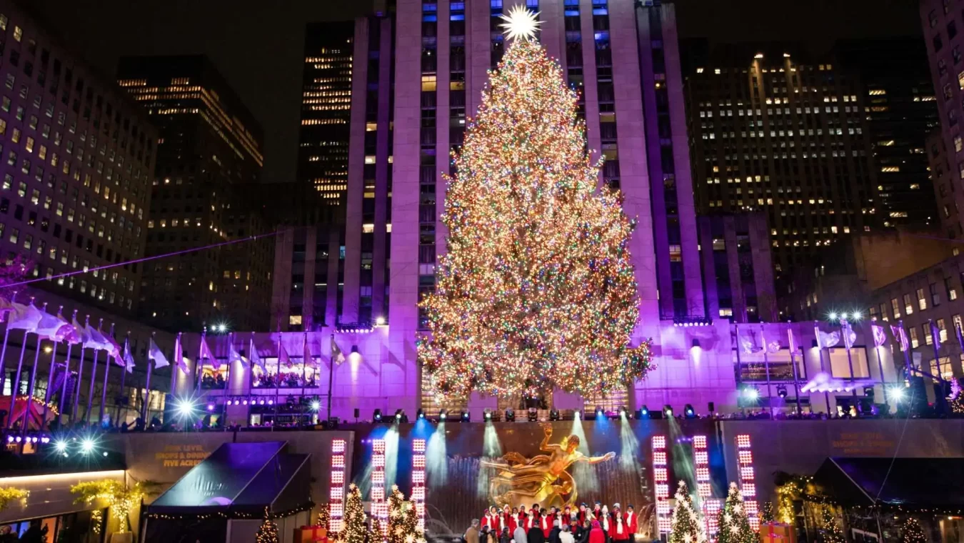 Inicia la navidad en Nueva York