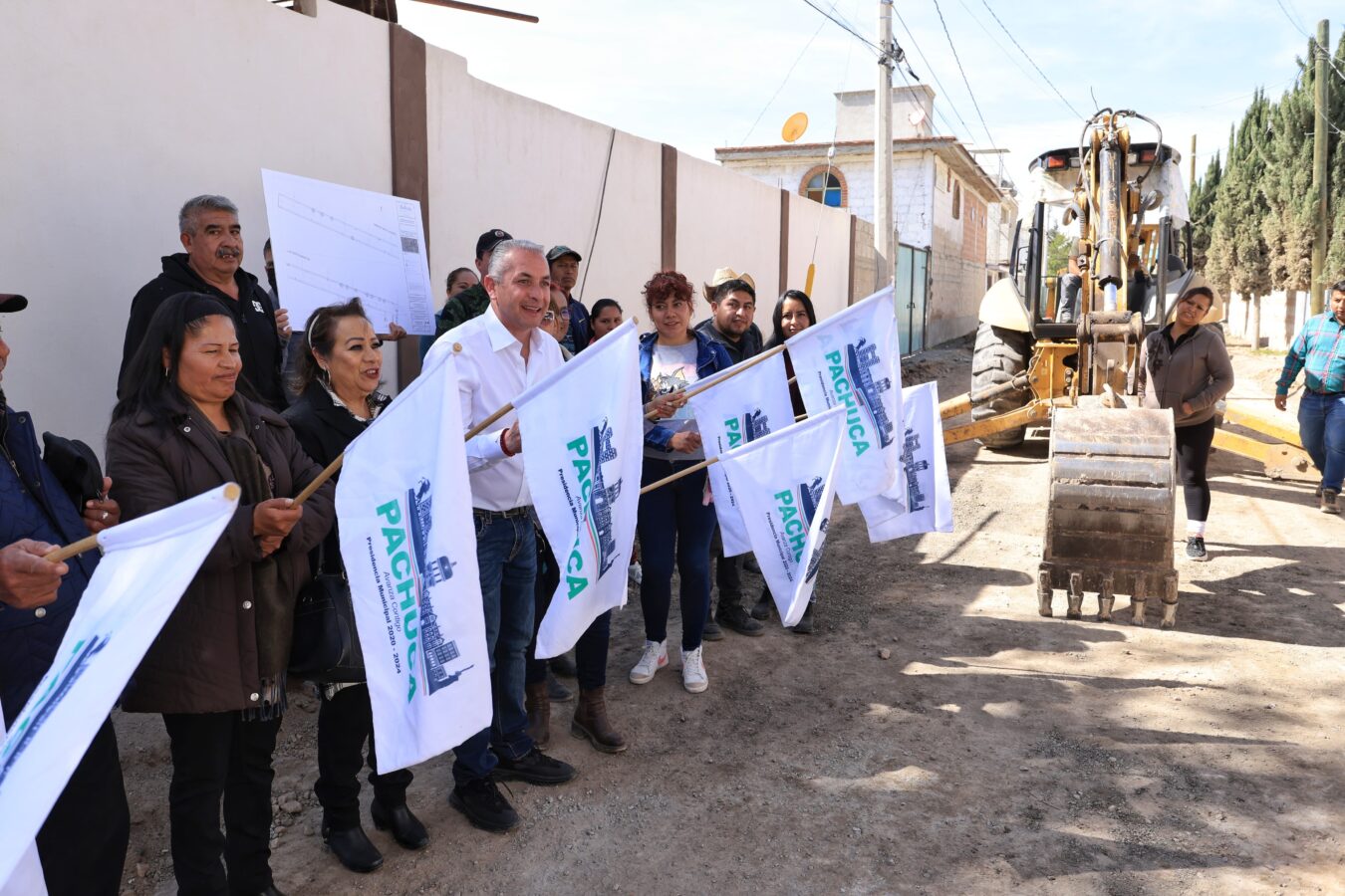 Continúan inicios de obras en Pachuca