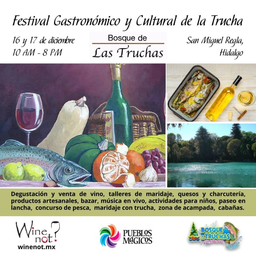 16 y 17 de diciembre Festival Gastronómico y Cultural de la Trucha