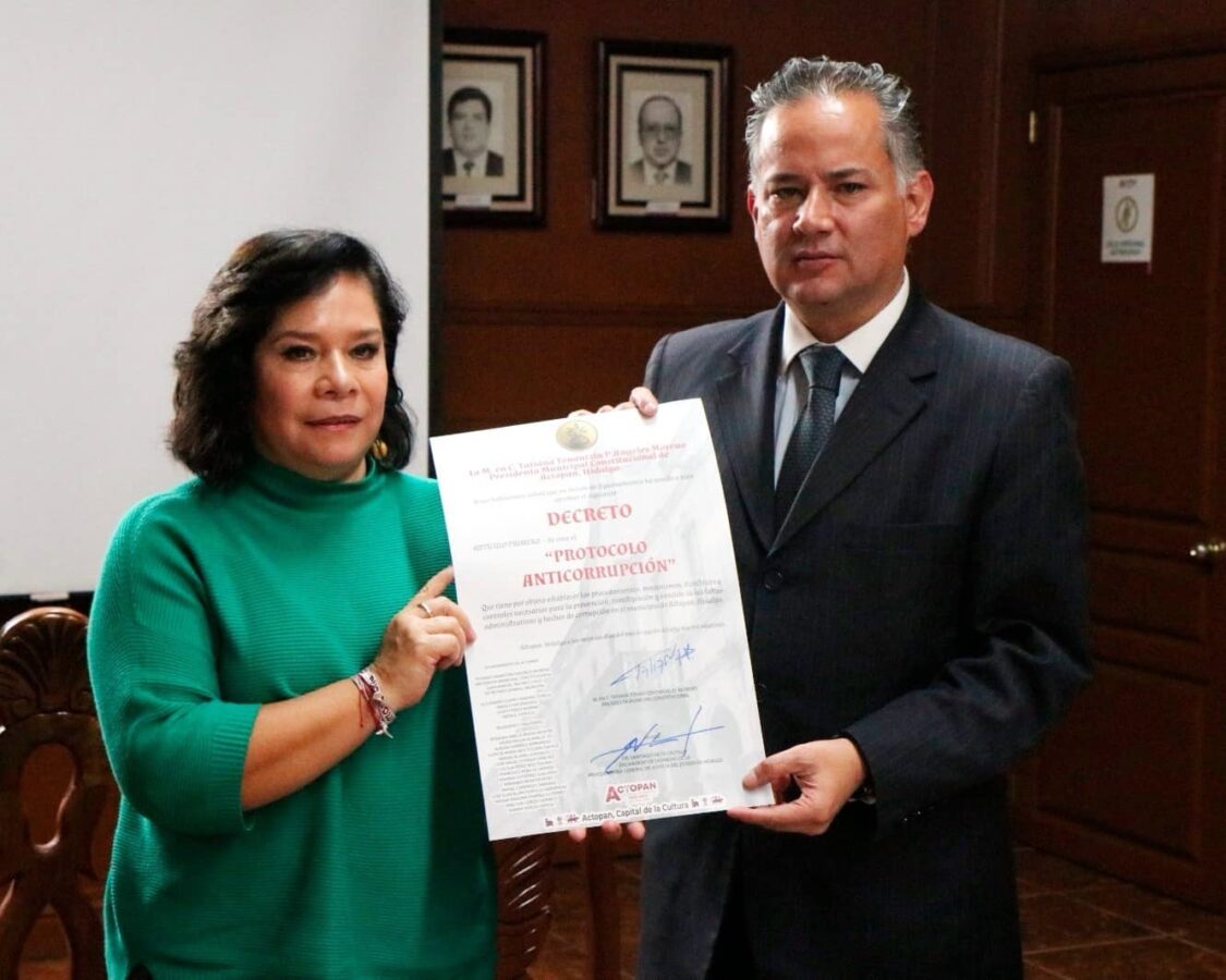 Actopan presentará Protocolo Anticorrupción en el Congreso de Hidalgo