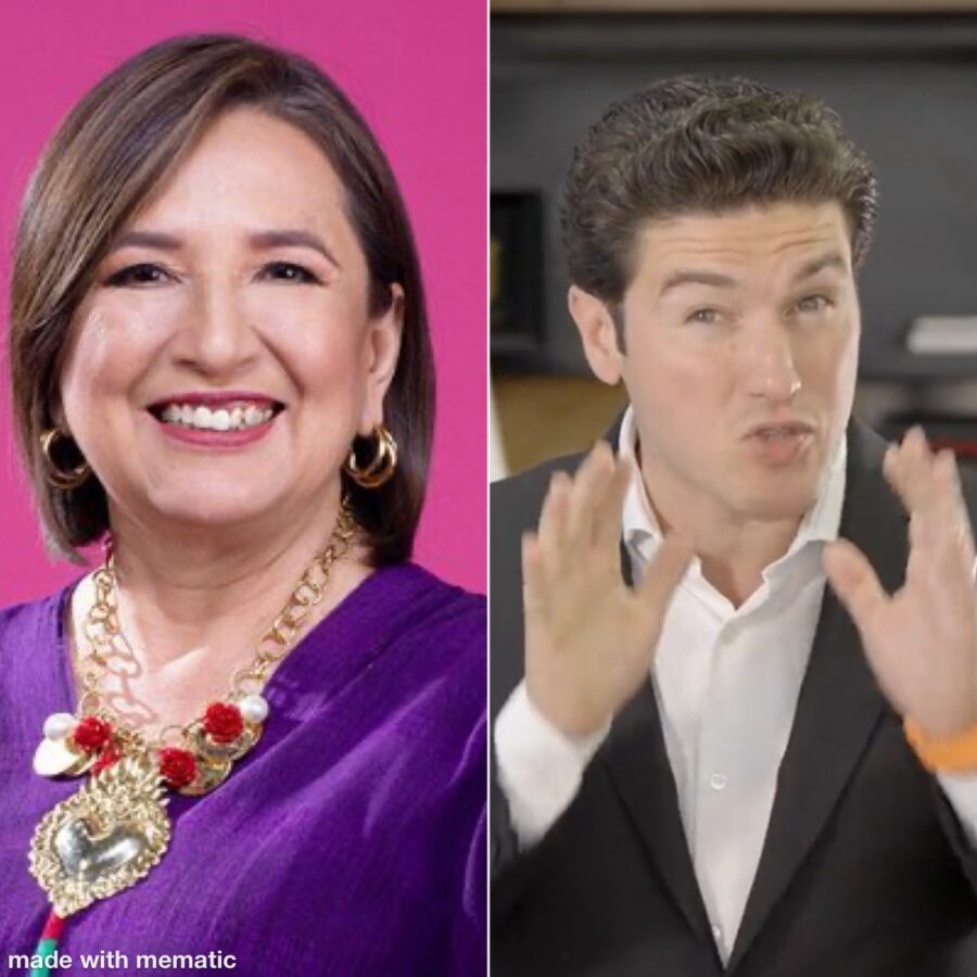Baja INE anuncios de Xóchitl Gálvez y Samuel García.