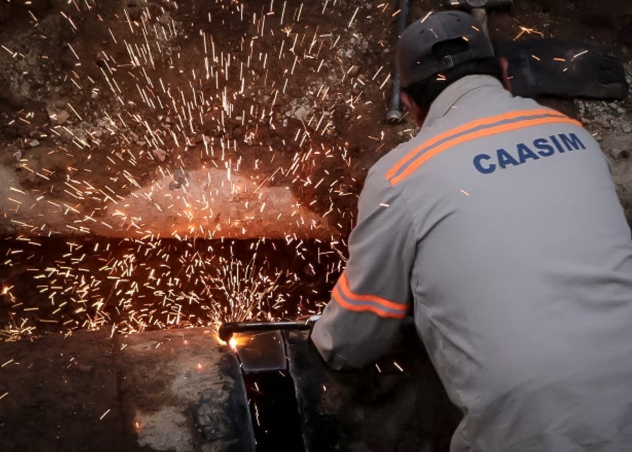 La CAASIM concluye trabajos de reparación en la colonia Morelos