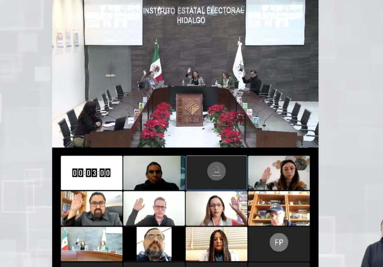 Designa IEE Consejerías Distritales para proceso electoral en Hidalgo