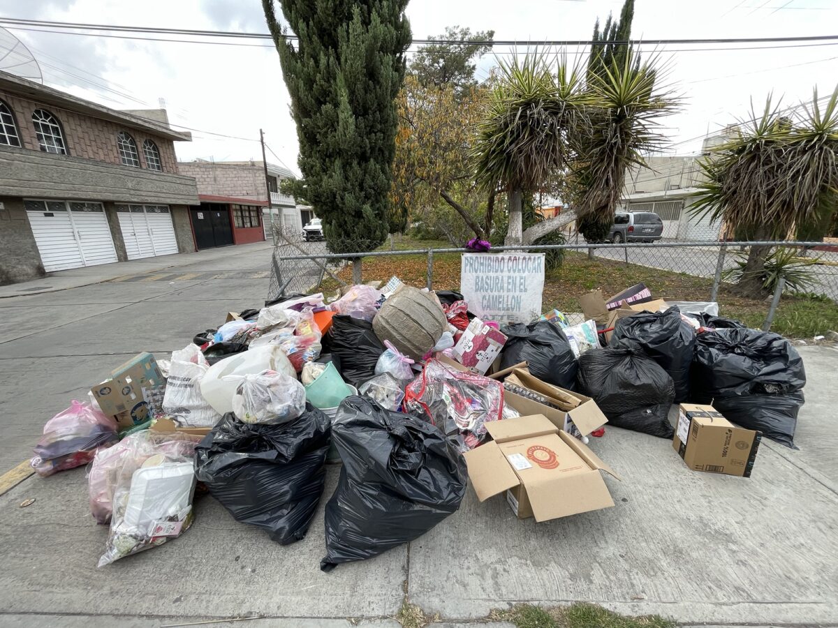 Incumple presidencia municipal de Pachuca con recolección de basura