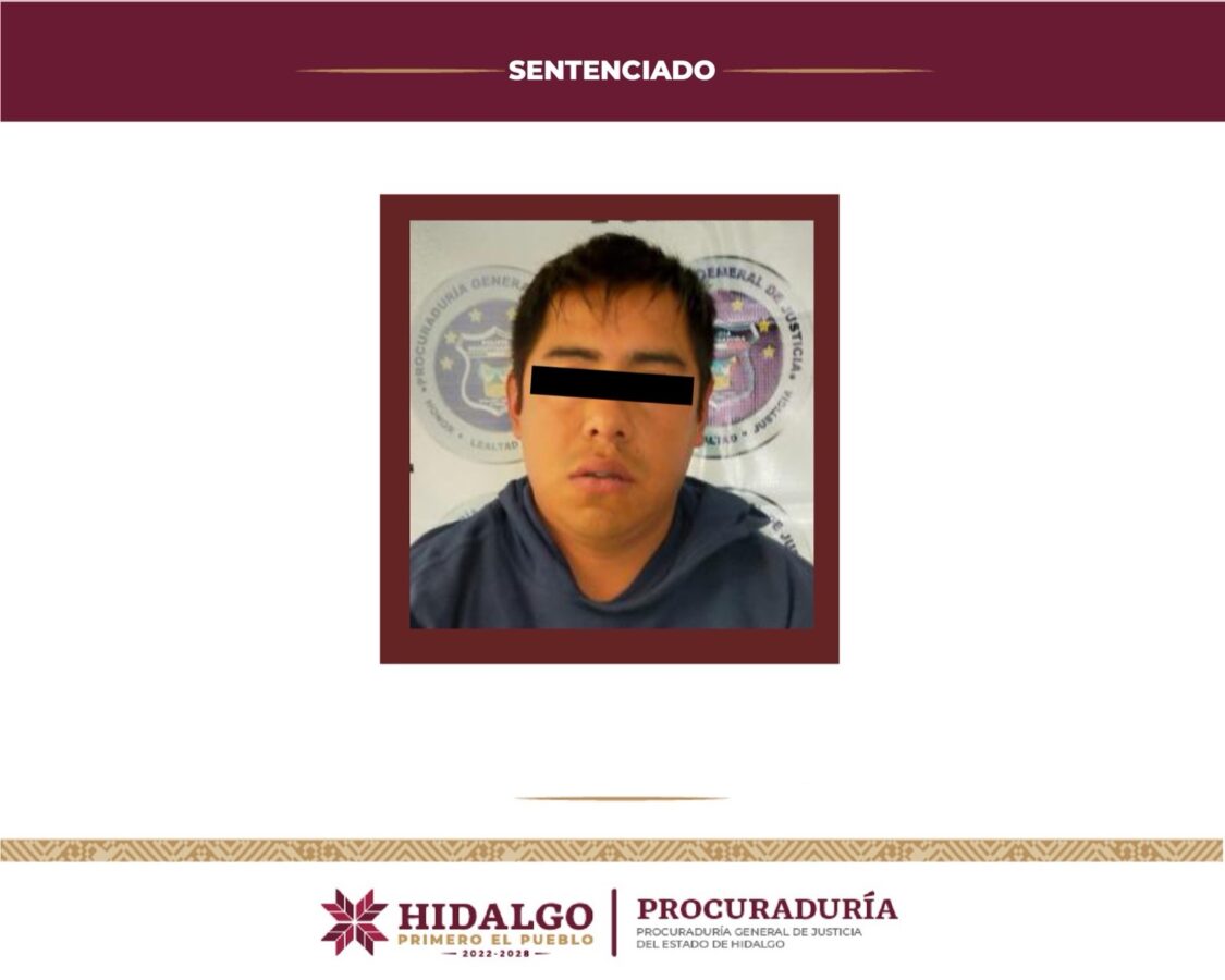 Sentencian a 28 años de prisión a homicida en Acaxochitlán