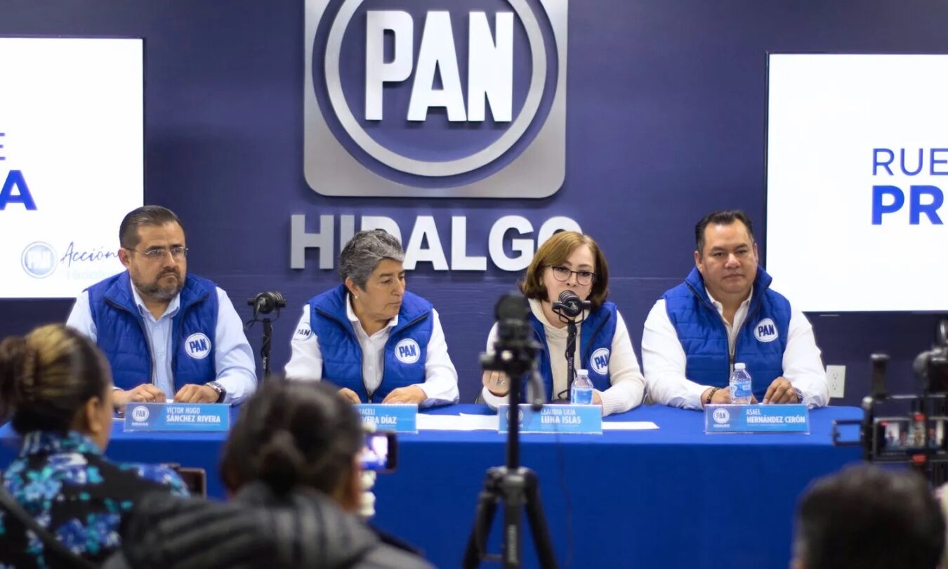 Presenta PAN aspirantes a diputados federales por Hidalgo