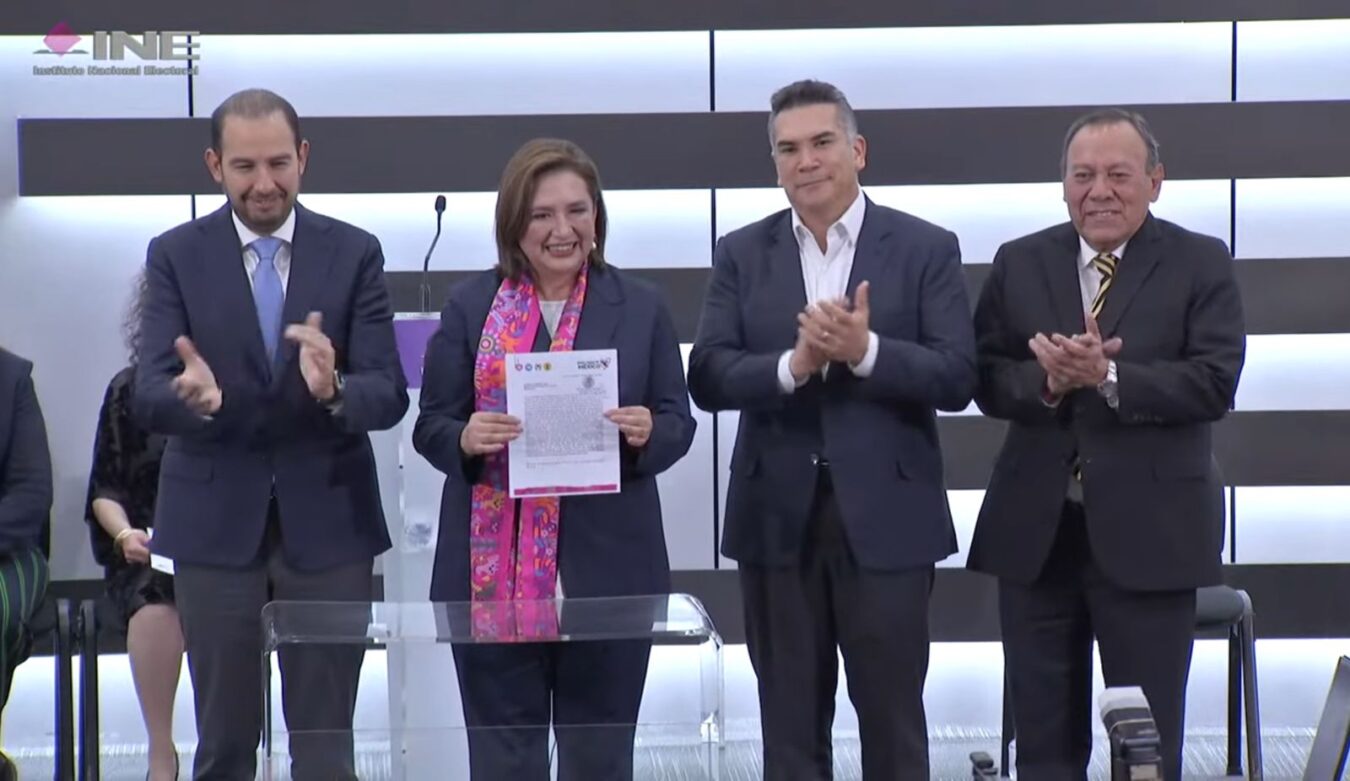 Se registra Xóchitl Gálvez como candidata a la presidencia 