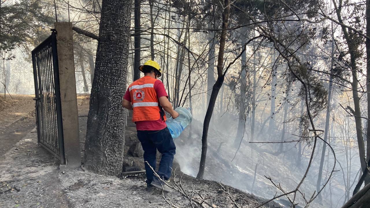 Al menos dos incendios se mantienen activos en Hidalgo