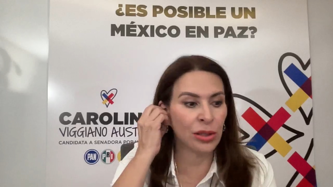 Acusa Carolina Viggiano que se “incrementan delitos y se esconden homicidios”.