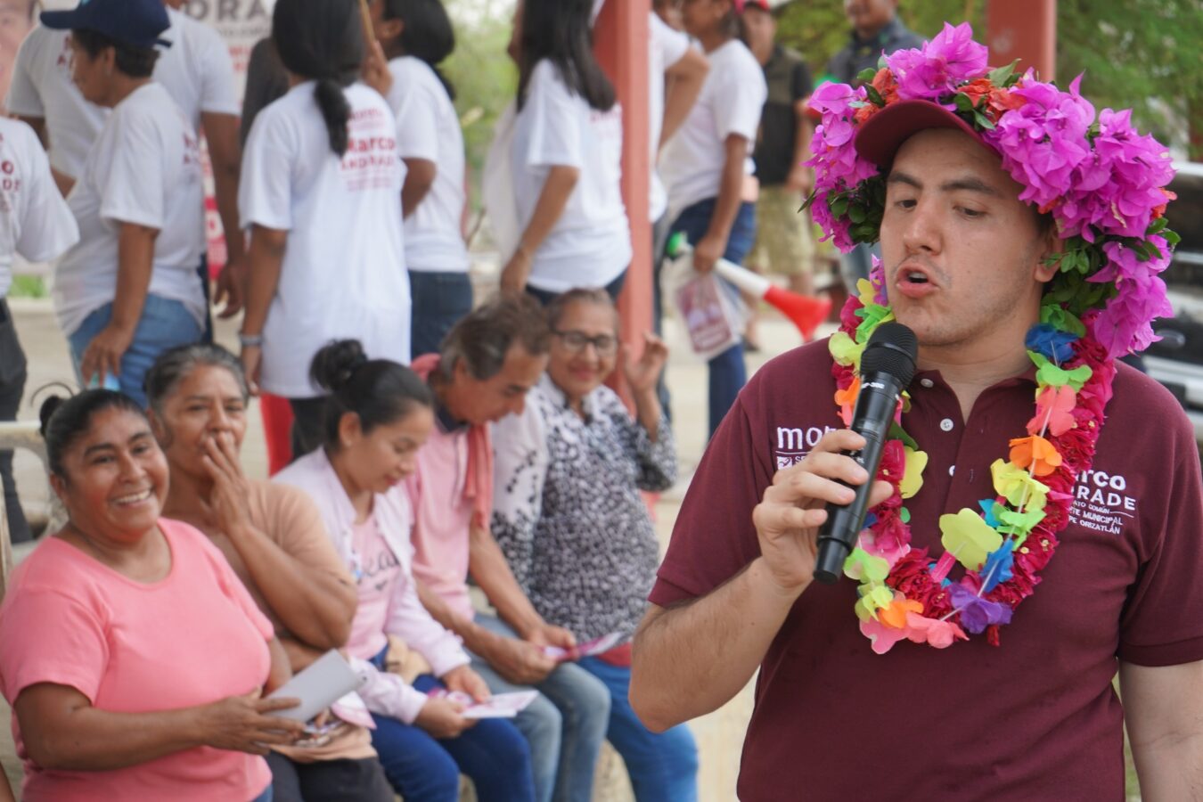 Marco Andrade propone fortalecer la seguridad en San Felipe Orizatlán