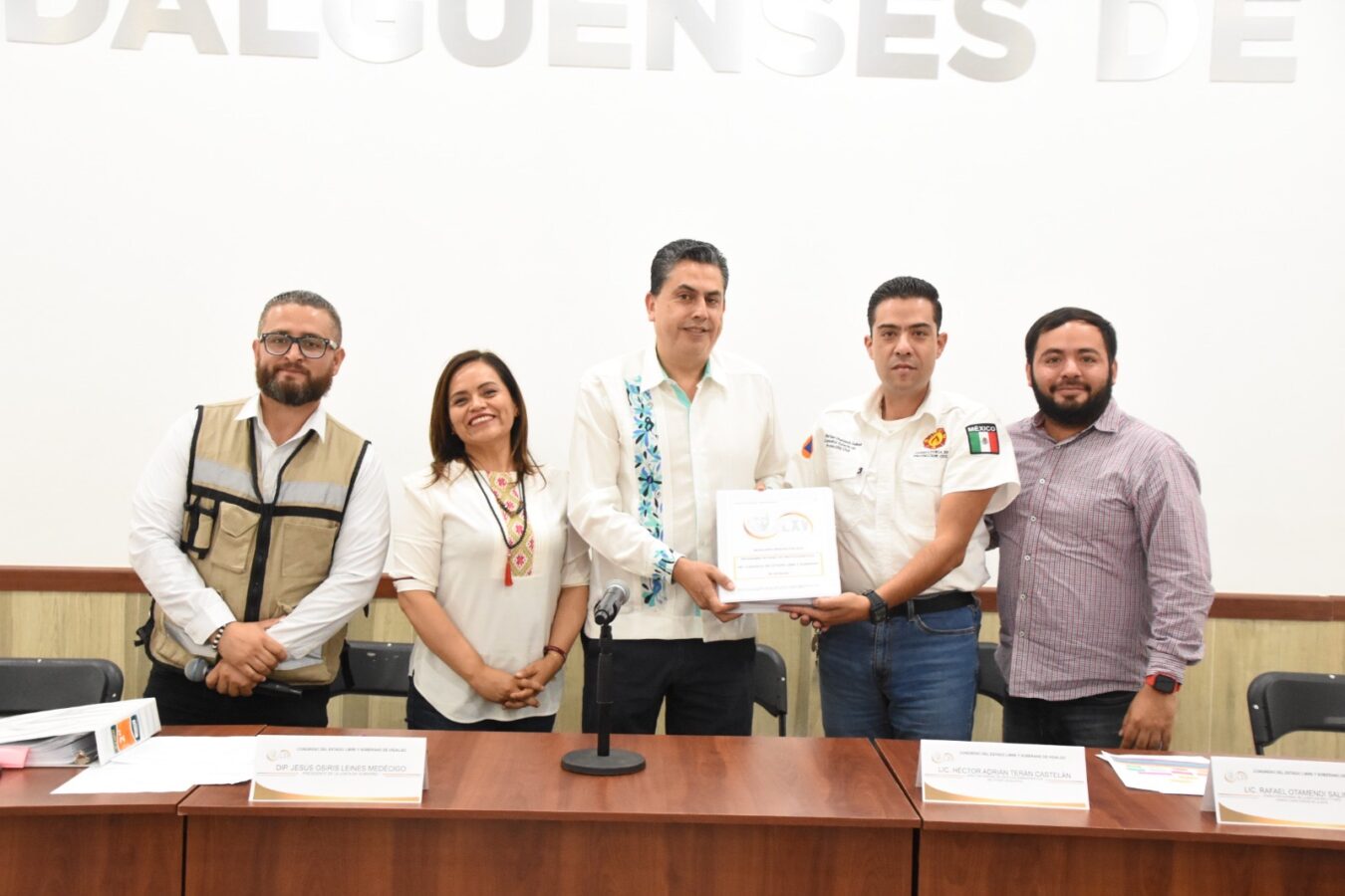 Congreso de Hidalgo firma Programa Interno de Protección Civil 