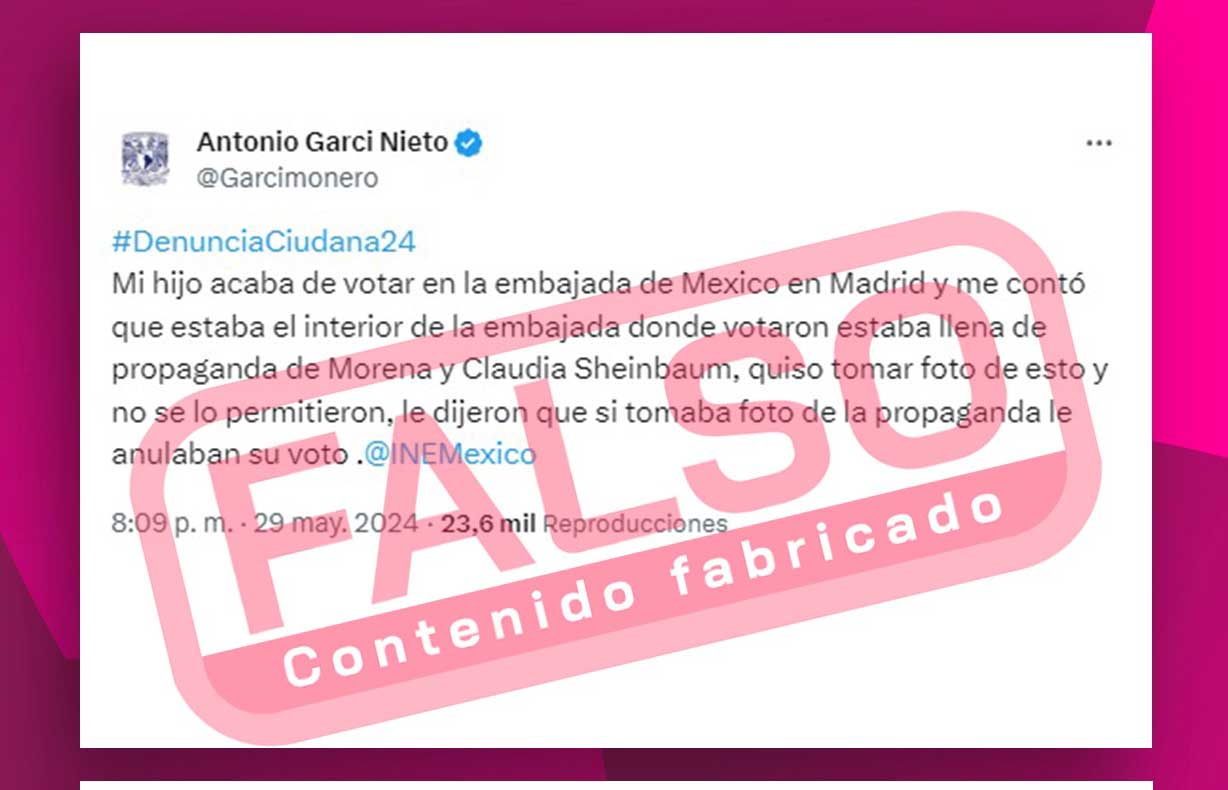 Desmienten fecha anticipada de voto en el extranjero 